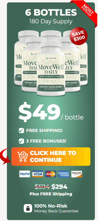 Buy MoveWell Daily 6 Bottle